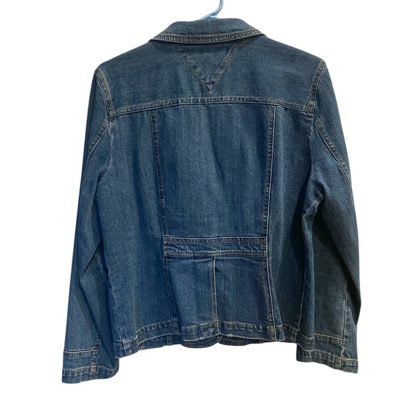 Tommy Hilfiger Classic Fitted Vintage Blue Jean Jacket - Picture 4 of 15